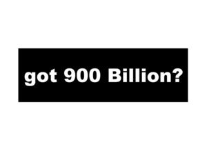 Image of got 900 Billion