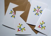 Image of Set of 8 Kaleidoscope Greeting Cards