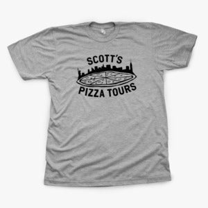 Image of Scott's Pizza Tours Gray T-shirt