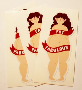 Image of Fat/Fabulous Sticker