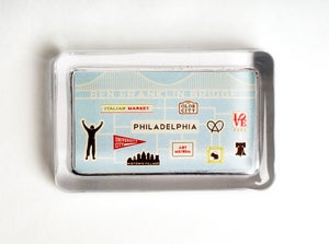 Image of Philly Icons paperweight