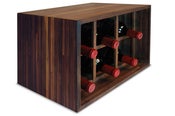 Image of Six Bottle Wine Rack from Reclaimed Wood