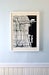 Image of Black Silk-Screen Printed Map of Chicago