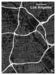 Image of Black Silk-Screen Printed Map of LA