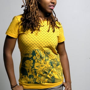 Image of DREAM DEFERRED TEE  yellow
