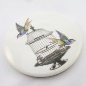 Image of Porcelain Bird Cage Tile by Angus and Celeste