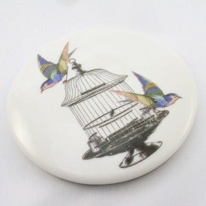 Image of Porcelain Bird Cage Tile by Angus and Celeste