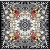 Image of Châle russe / Russian shawl 135x135cm