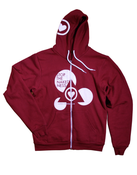 Image of Cranberry Zip Up Hoodie