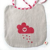 Image of >>> Bavoir • Red cloud 