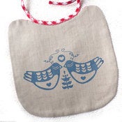 Image of >>> Bavoir • Blue bird