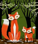 Two Fine Foxes - Limited Edition Print