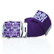Image of Purple Rabbits Canvas Belt