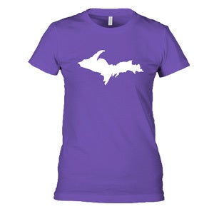 Image of Women's Upper Peninsula T-shirt - Purple