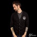 Image of Anchor Black Cardigan Unisex