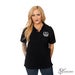 Image of Anchor Black Polo Unisex