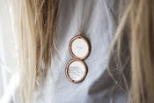 Image of 'home is where your heart is' necklace (mountain)