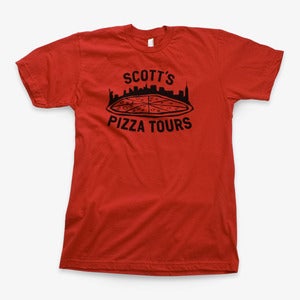 Image of Scott's Pizza Tours Red T-shirt