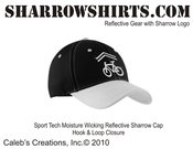 Image of Moisture Wicking Reflective Sharrow Cap - Black/Grey