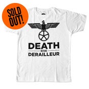 Image of Death Before Derailleur T-Shirt - White