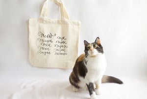 Image of the mini meow with art by sonja ahlers