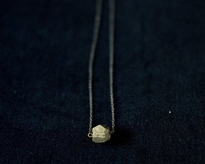 Image of Raw Pyrite Nugget Necklace
