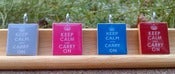 Image of Keep Calm and Carry On Scrabble Tile Pendant