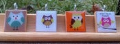 Image of Adorable Owls Scrabble Tile Pendants