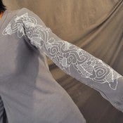 Image of swimming Koi Tattoo Sleeve women longsleeve Thermal 
