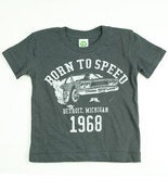 Image of Born to Speed Retro Graphic Baby T-Shirt