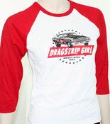 Image of Women's Dragstrip Girl Raglan Shirt