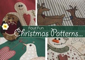 Image of Four Fun Christmas Download Patterns