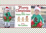 Image of Gingerbread Polka Holiday Card