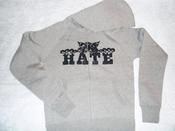 Image of Hate Cat zipper