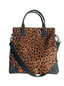 Image of Colonia Tote in Leopard Print-SOLD OUT