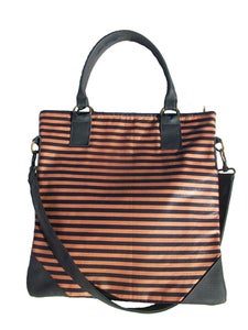 Image of Colonia Tote in Striped Print
