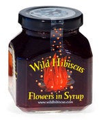 Image of Wild Edible Hibiscus Flowers in syrup