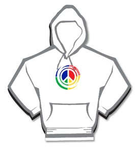 Image of Pass The Positive Peace Logo Hoodie