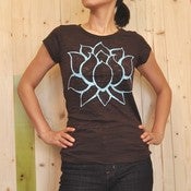 Image of big LOTUS brown burnout T