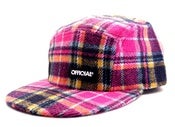 Image of OFFICIAL 5-Panel Cap (Pink Lumberjack)