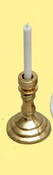 Image of Miniature Candlestick with Candle
