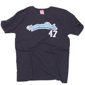 Image of Nouveau Riche Script (Navy)