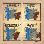 Image of COMIC STRIP: Limited Edition Giclée Print, Signed/Numbered
