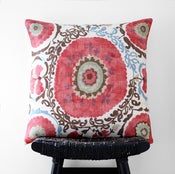 Image of ORISSA Linen Cushion Cover, Throw Pillow, 55 cm x 55 cm, 22 inch x 22 inch