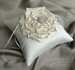 Image of Creme de la Creme Fleur Ring Pillow