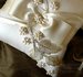 Image of Creme de la Creme Leaf Ring Pillow