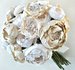 Image of Creme de la Creme Brooch Wedding Bouquet