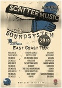 Image of Scattermusic East Coast Tour 2010 A3 Color Poster