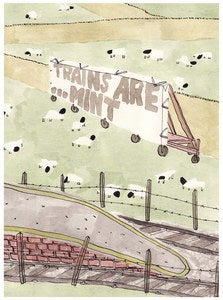 Image of Trains Are... Mint - Oliver East