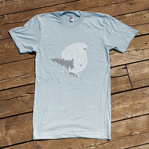 Image of Yeti with a Tree T-shirt